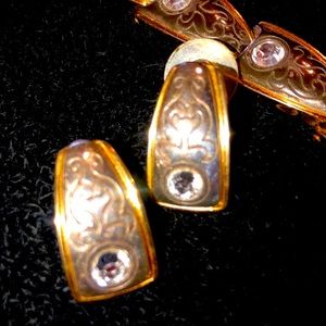 Earrings and bracelet set Brighton